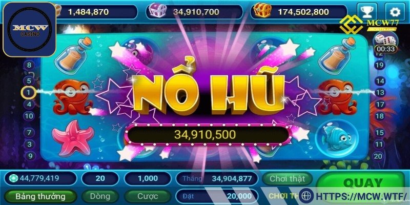 Nhà cái có mức Jackpot đỉnh cao